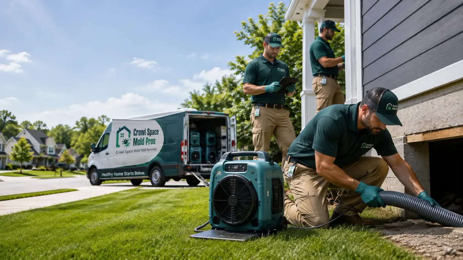 Crawl Space Mold Removal in Beaver Falls, PA